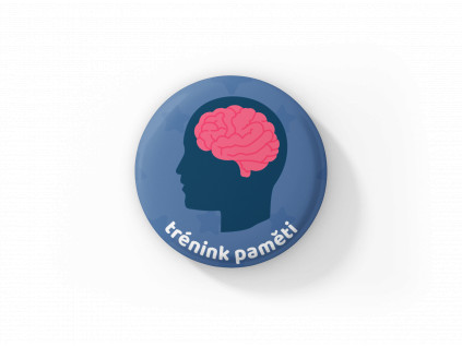 Trénink paměti 44mm - magnetka-butonek