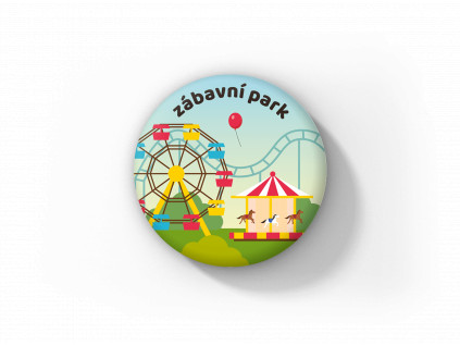 Zábavní park - magnetka-butonek