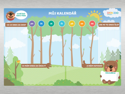 Můj kalendář - samostatná magnetická tabule