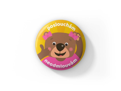 Poslouchám, neodmlouvám - magnetka-butonek