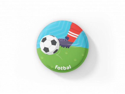 Fotbal - magnetka-butonek