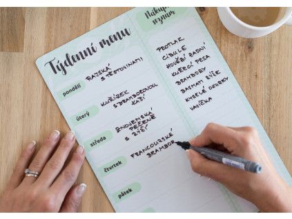 magnetická tabulka jídlo co bude k večeři