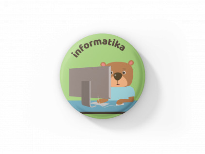 Informatika - magnetka-butonek