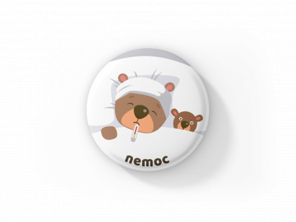 NEMOC - magnetka-butonek