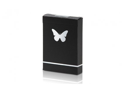 Butterfly Black & Silver Unmarked