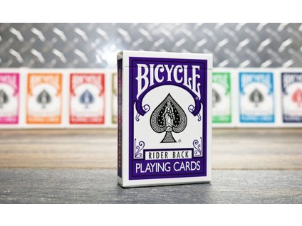 Bicycle Rider Back Purple