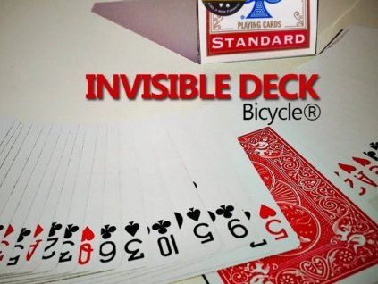 Invisible deck - Bicycle (Barva Červená)