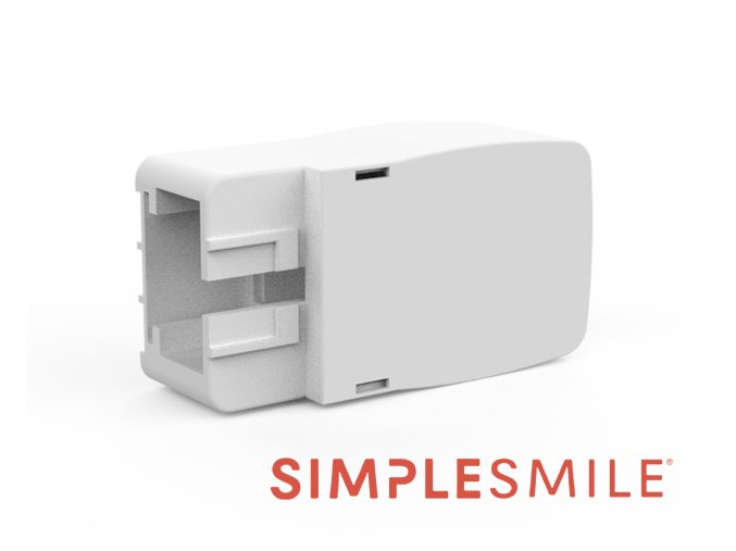 Náhradní koncovka pro klínový řemen pro kolejnice Simplesmile pro elektrické garnýže