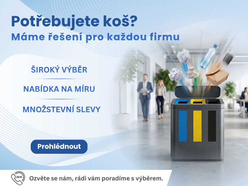Banner koše pro firmy mobil