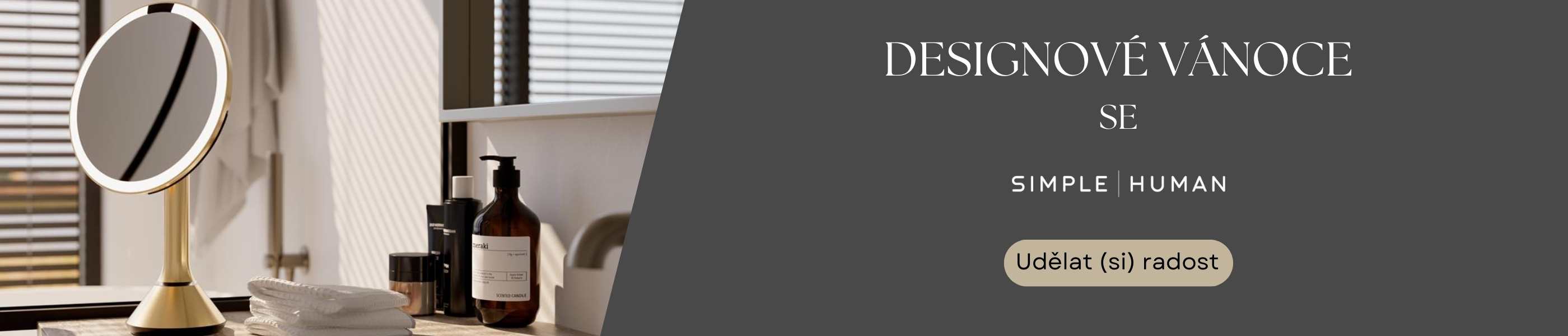 Nadělte si designové Vánoce s produkty Simplehuman