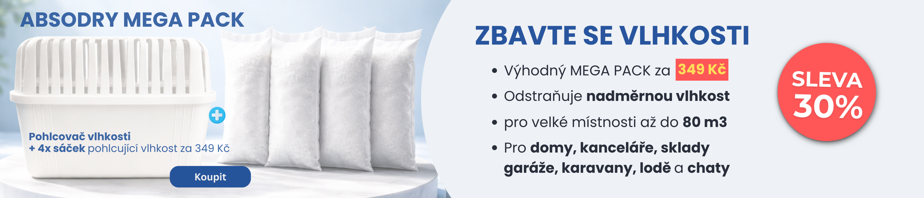 MEGAPACK pohlcovač sleva 30% desktop