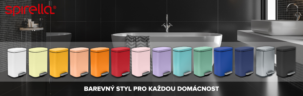Odpadkové koše Spirella Akira