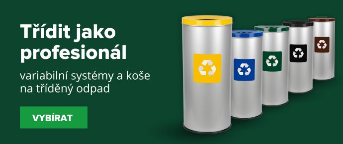 Koše na tříděný odpad profesionální pro firmy