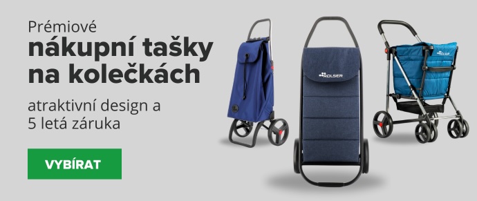 Moderní nákupní tašky na kolečkách