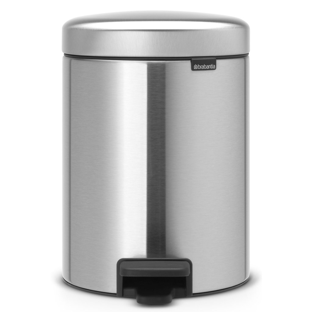 Brabantia pedálový odpadkový koš newIcon, 5l, matná ocel, FPP 112102