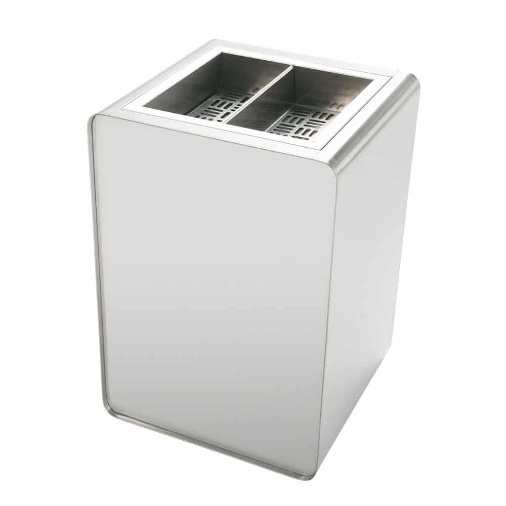 Venkovní popelník Caimi Brevetti Prisma, nerez ocel, 70 cm