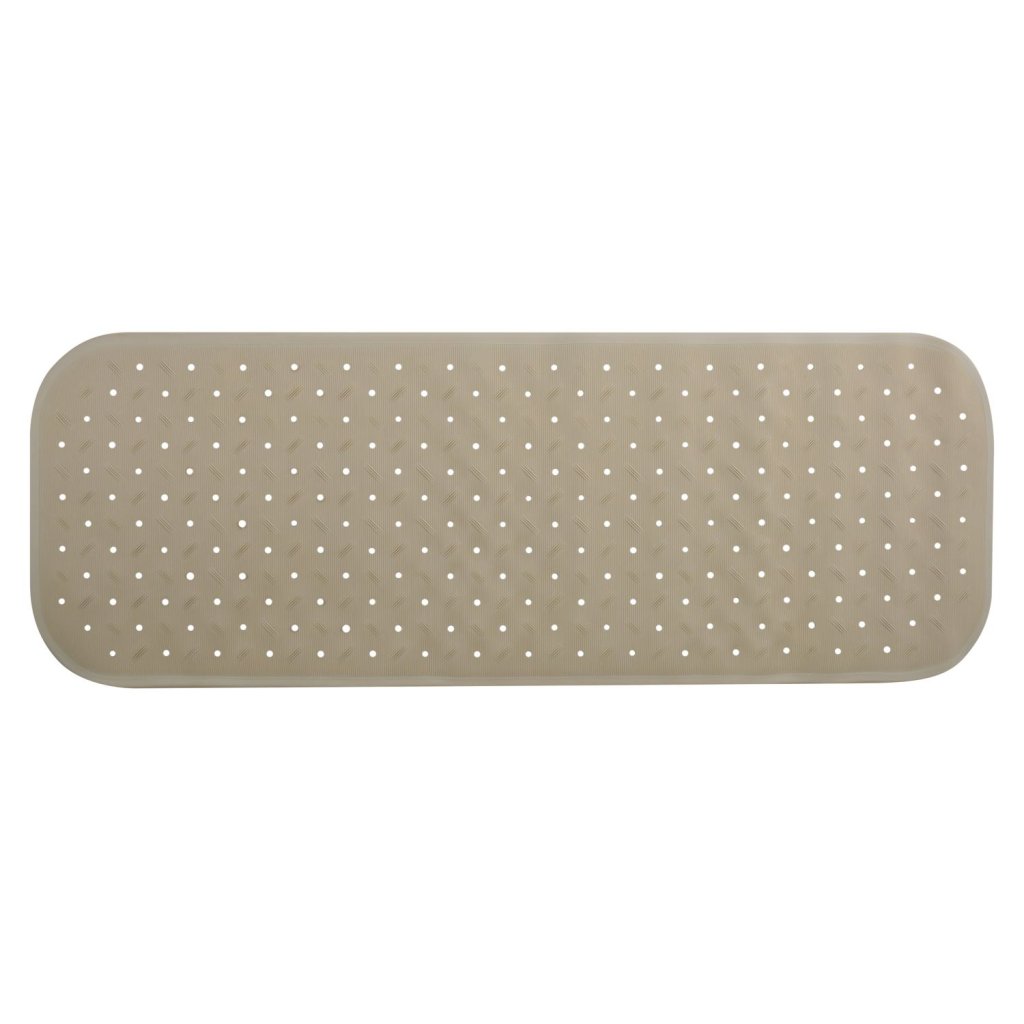 MSV protiskluzová podložka do vany CLASS Premium, béžový sbs kaučuk, 36 x 97 cm