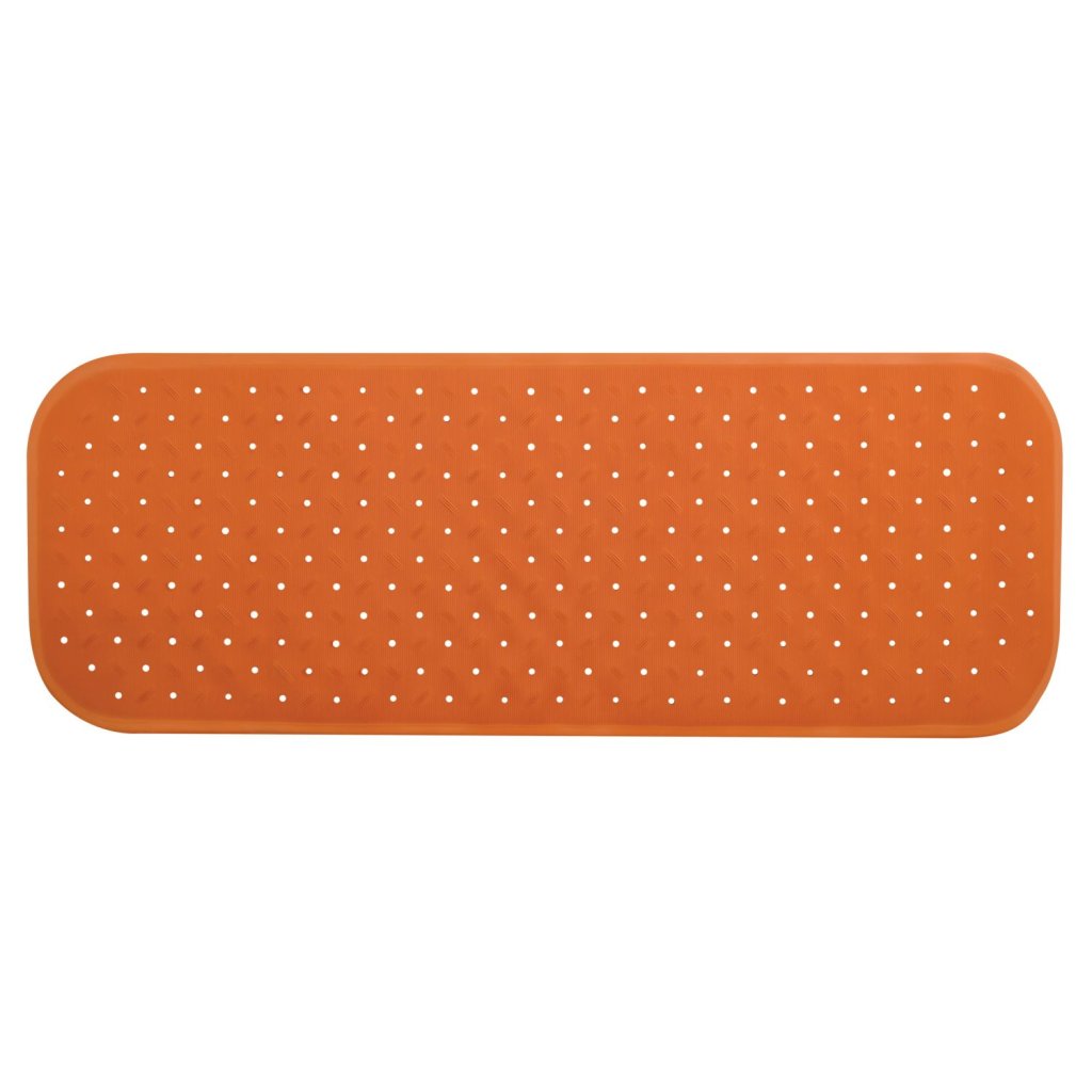 MSV protiskluzová podložka do vany CLASS Premium oranžový sbs kaučuk 36 x 97 cm