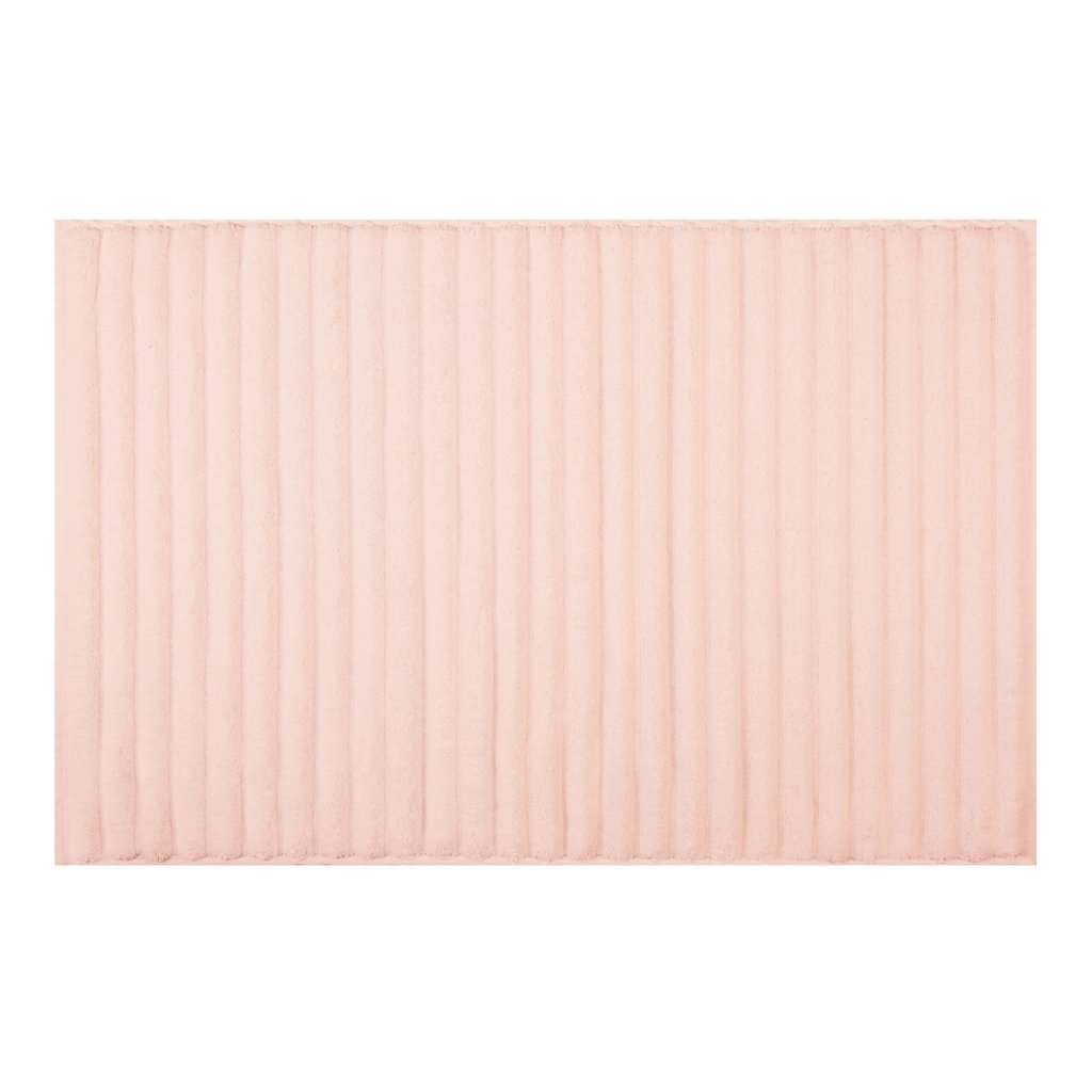 Světle růžová Spirella koupelnová předložka TASHI 50 x 70 cm