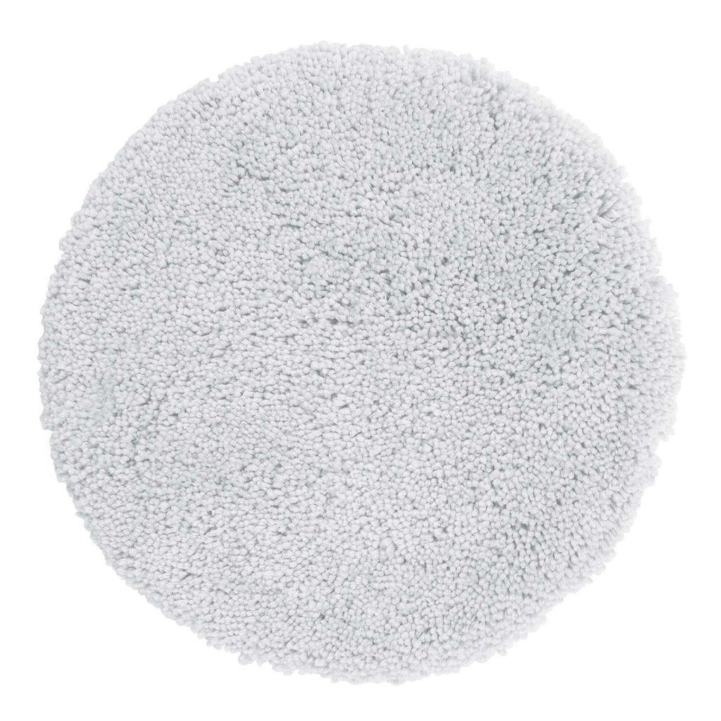 Bílá Spirella kulatá koupelnová předložka HIGHLAND průměr 110 cm