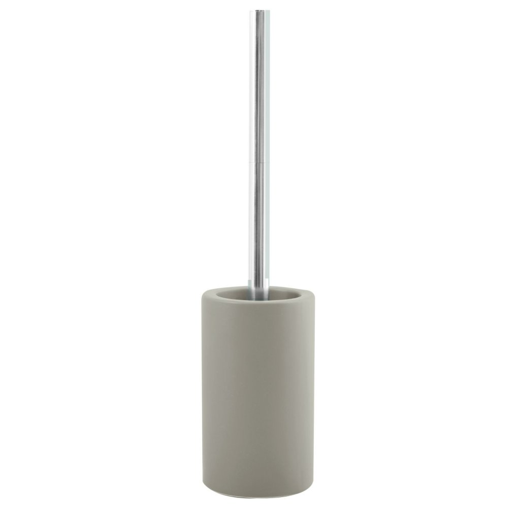 Spirella WC štětka TUBE-Matt, s matně šedohnědou keramickou nádobou