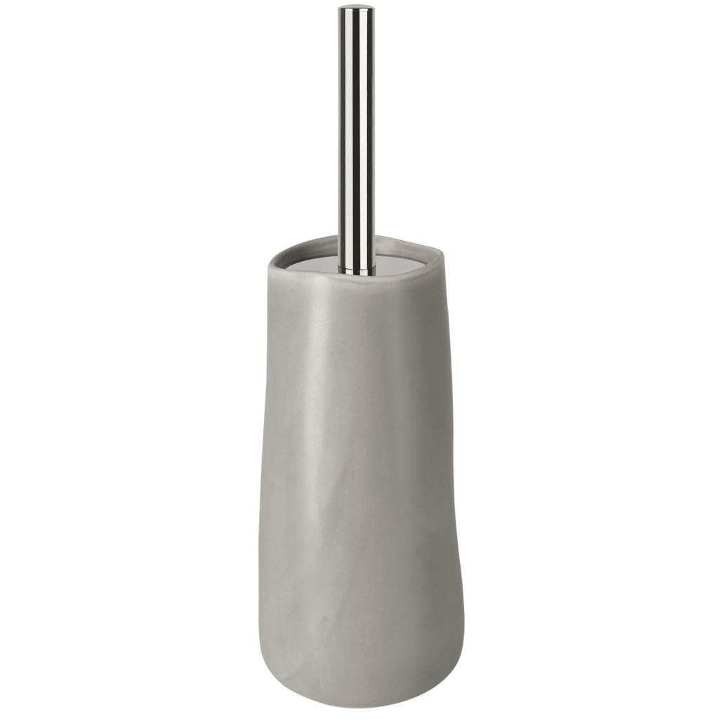 WC štětka s keramickou nádobou SINA šedohnědá Spirella