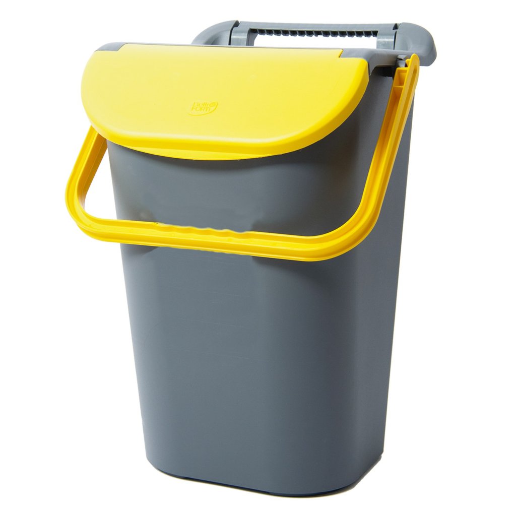 Odpadkový koš na třídění odpadu, stohovatelný, objem 40 L