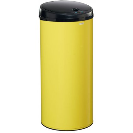 Bezdotykový odpadkový koš, objem 45 litrů, žlutý, Rossignol 93568
