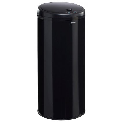 Bezdotykový odpadkový koš, objem 45 litrů, černý, Rossignol 93561