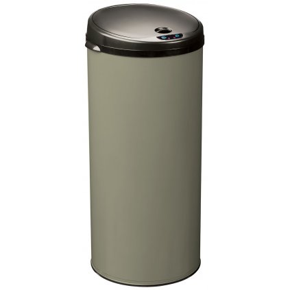Bezdotykový odpadkový koš o objemu 45 L, šedozelený, Rossignol Sensitive 90623