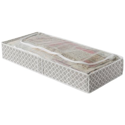 Nízký textilní úložný box Compactor - "Madison" 108x45x15 cm