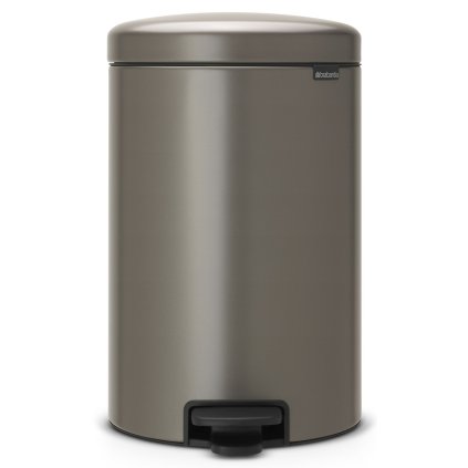 Brabantia pedálový odpadkový koš newIcon, 20l, platinová 114045