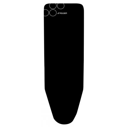 Potah na žehlící prkno 125 x 45 cm, černý