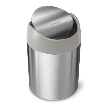 Simplehuman Mini odpadkový koš na stůl, 1,5 l, kartáčovaná nerez ocel, CW2084