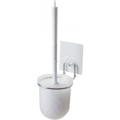 Chromová samolepící WC štětka na stěnu Compactor systém bez vrtání