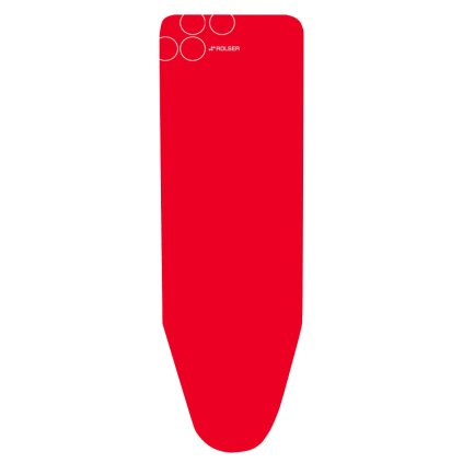 Potah na žehlící prkno 120x42 cm, červený, pro prkno 110 x 32 cm