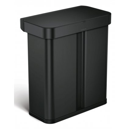 Bezdotykový odpadkový koš Simplehuman, 58L, černý ST2043