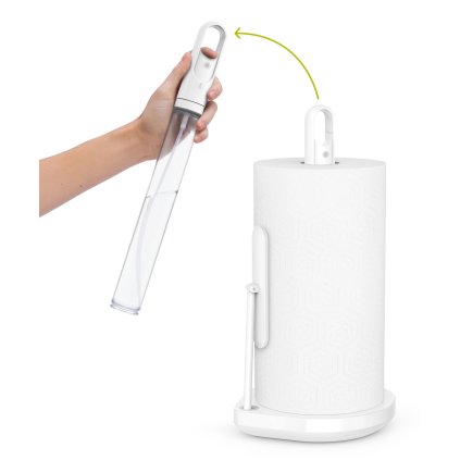 Zásobník papírových utěrek včetně ruční pumpičky na čistící přípravek