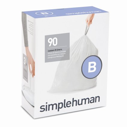 Sáčky do koše Simplehuman typ B - 3 x balení po 30 ks (90 kusů)