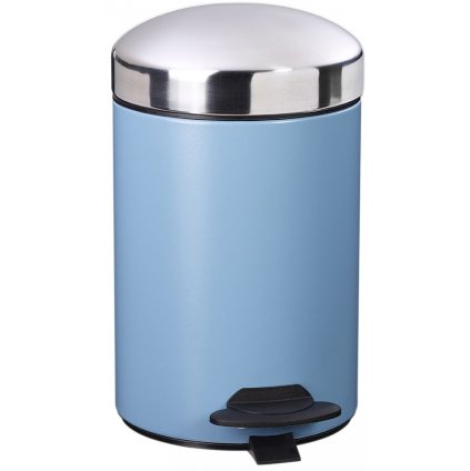 Pedálový odpadkový koš, modrý, objem 3 L, Rossignol Bonny 91003