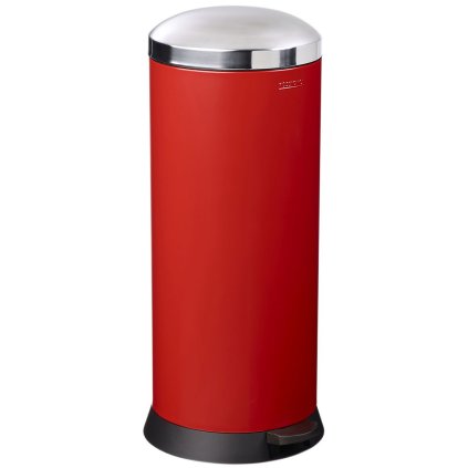 Pedálový odpadkový koš, červený, objem 30 L, Rossignol Bomba 91046