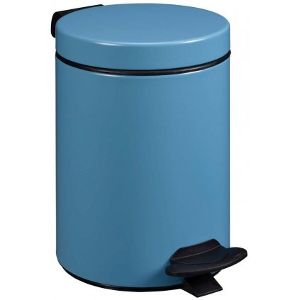 Pedálový odpadkový koš, modrý, objem 3 L, Rossignol Cyjeu 90029