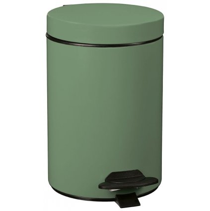 Pedálový odpadkový koš, zelený, objem 3 L, Rossignol Cyjeu 90049