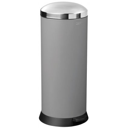 Pedálový odpadkový koš, šedý, objem 30 L, Rossignol Bomba 91043