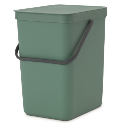 Odpadkový koš Brabantia 25L, zelený,plastový, s víkem