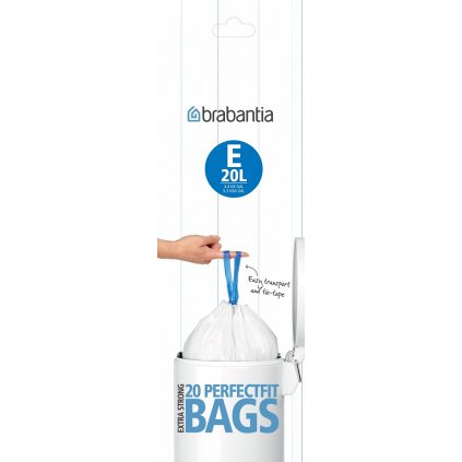 PerfectFit pytle Brabantia - 20 l (E) - 20 ks v roli 245329 (1)