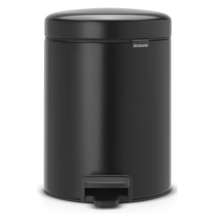 Brabantia pedálový odpadkový koš newIcon, 5l, matná černá