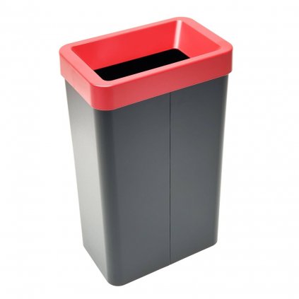 Odpadkový koš na třídění odpadu,,černý,70 litrů,Caimi MAXI_01