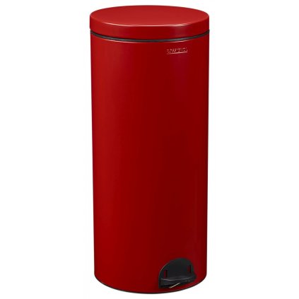 Pedálový odpadkový koš, červený, objem 30 L, Rossignol Sania 90163