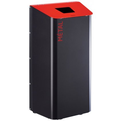Odpadkový koš na tříděný odpad - na baterie (červený), 80 litrů, Rossignol Colotri